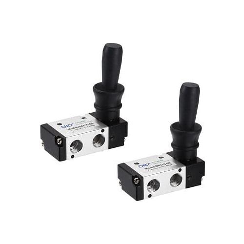 Manual Hand Pull Solenoid Valve 2 Position 3 Way Pneumatic 1/4" PT Thread