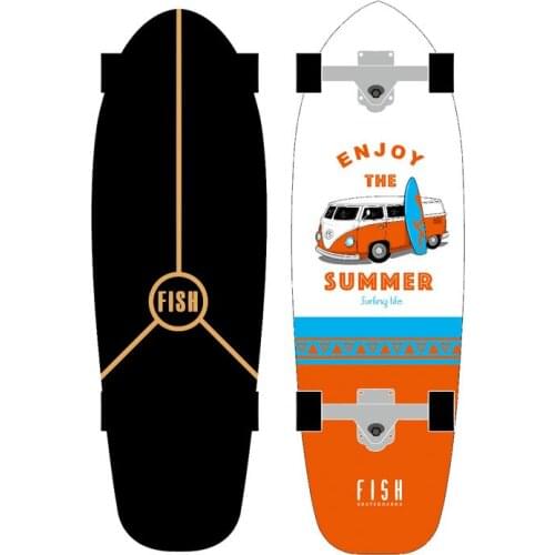 Cx4 Carver Surf Land Skateboards Surfboard Adult Cruise Board Maple Roller Skateboard 4 Wheels Professional Skating Skate Board