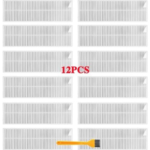 12pcs HEPA Filter Replacement For Xiaomi Mijia G1 MJSTG1 Sweeping Mopping Robot Vacuum Cleaner Parts Filter