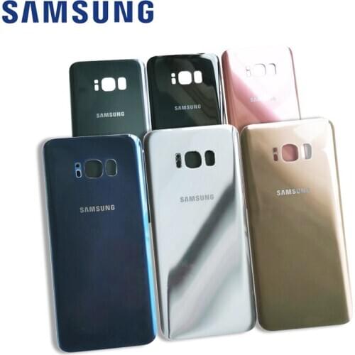 10 pcs Replacement Parts Back glass Rear Battery-Cover Housing For Samsung Galaxy S8 Plus S8 s8+ G955 G955F G950 G950F