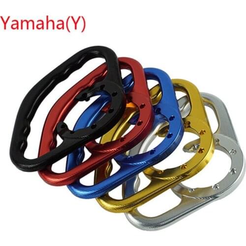 2x Fit For Yamaha YZF600 1000 XJR400 Motorcycle Kawasaki CNC Modified Fuel Tank Cap Rear Seat Guard Protector Aluminum Alloy