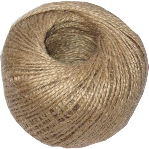 1 Piece 100m ball 100% natural jute twine ,jute rope, jute thread used in all kind packing