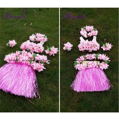 1pc/lot the most popular fashion hawaiian hula grass skirt headwear party decoration