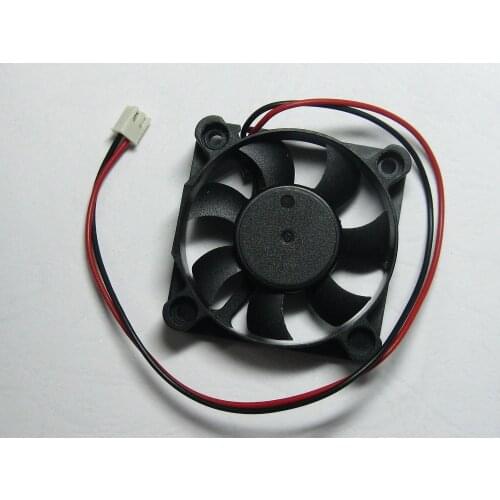 2 Pcs Brushless DC Cooling Fan 7 Blade 5010S 24V 2 Wires 50x50x10mm