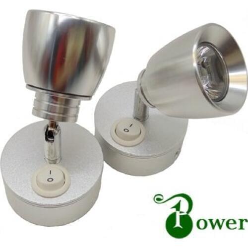 3W 24V BOAT WALL BEDSIDE LED CHART LAMP