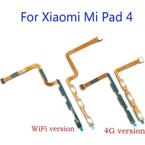 5PCS Power On Off Volume Side Button Key Flex Cable For Xiaomi Mi Pad 4 Pad4