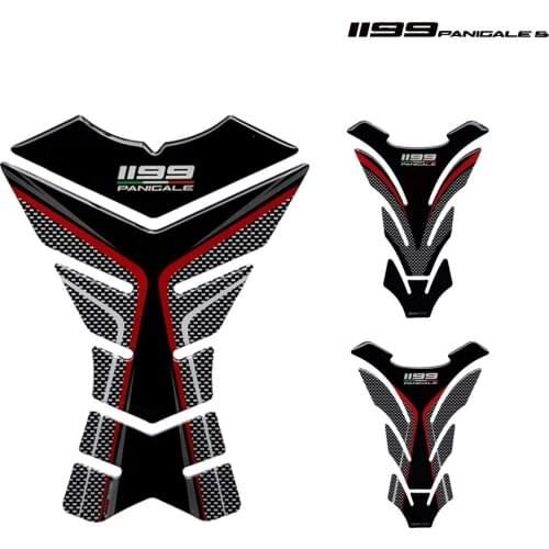 For Ducati 1199 Panigale R S Triple Speed Motorcycle Accessories Carbon Fiber Fuel Tank Pad Protection Sticker Fuel Tank Decal