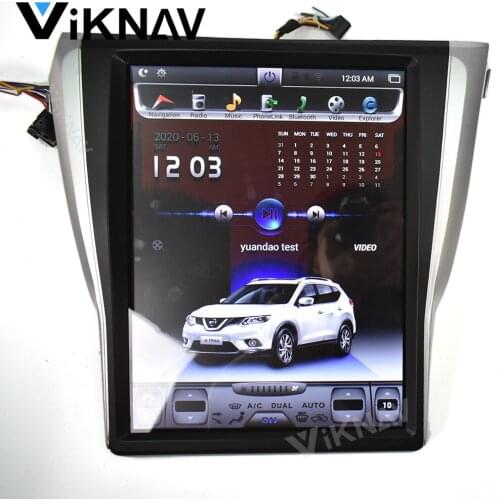 Android car auto radio multimedia player for Nissan X-TRAIL 2013 2014 2015 2016 2017 2018 GPS navigation DVD player 15 inch
