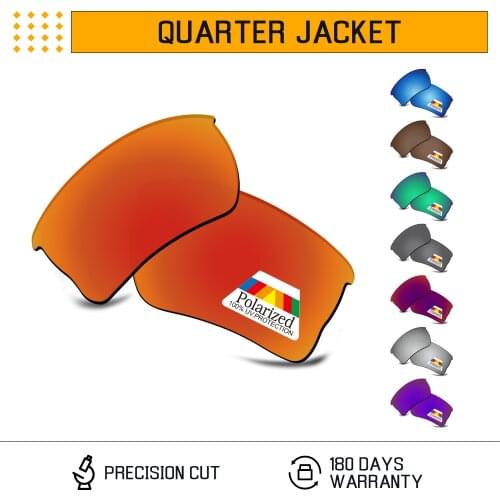 Bwake Polarized Replacement Lenses for-Oakley Quarter Jacket OO9200 Sunglasses Frame - Multiple Options