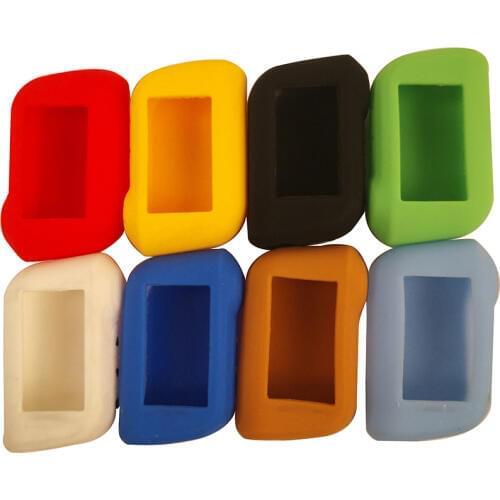 5PCS A93 Case Silicone Case For Starline A93 Keychain Car Key Burglar Alarm Keychain Cover Shell Auto Key Case Protector