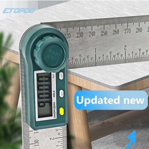 0-200mm 8'' Digital Meter Angle Inclinometer Angle Digital Ruler Electron Goniometer Protractor Angle finder Measuring Tool