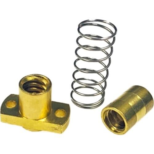 CNC 3018 Exclusive 3D Printer Parts T8 Anti Backlash Spring Loaded Nut Elimination Gap Nut for 10mm