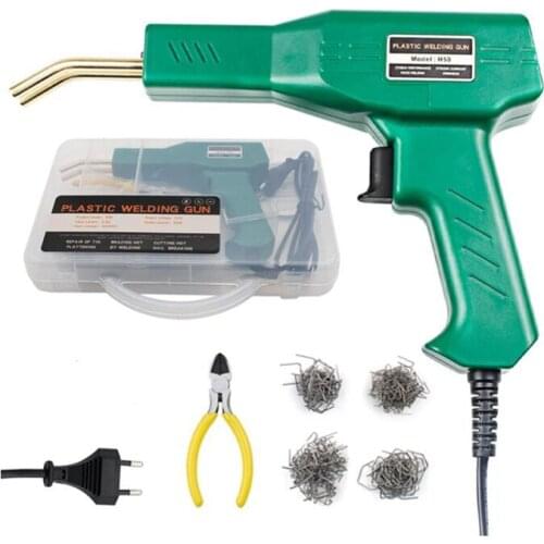 Hot Stapler Plastic Welding Machine,Car Bumper Repair Kit Crack Repair Repair Hot Melt Welding Hand Car Tool Kit EU Plug