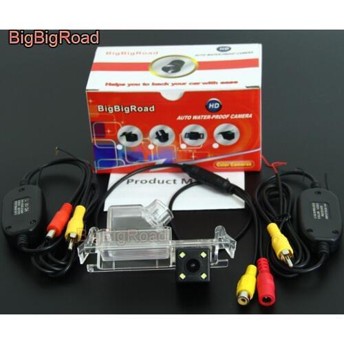 BigBigRoad Car Rear View Reverse Backup CCD Camera For Kia K2 Rio Sedan Ceed 2013 Pride Hatchback 2012 2013 2014 2015 2016