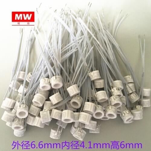 Customized MCH Ceramic heating tube small size heating rod alumina heater 15V 12V High Temperature type