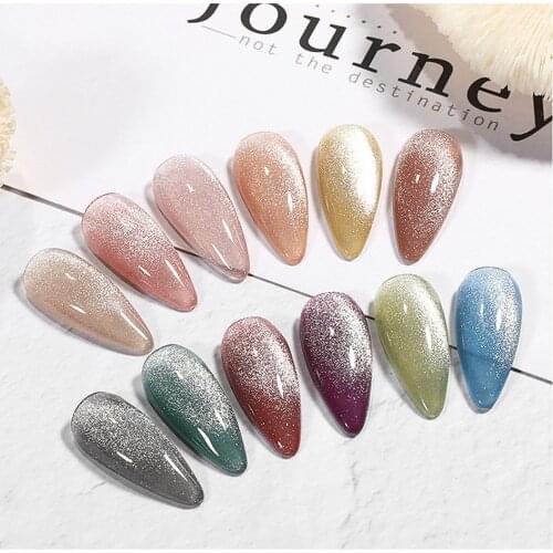 Hot Selling Nail Polish Glue Nude Color Transparent Glue Spar Cats Eye Nail Polish Special High-grade Nail Polish Glue