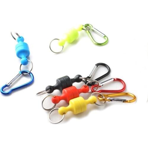 Magnet Buckle Magnetic Suction ABS Carabiner fast Body Release Lanyard Portable Outdoor 11cm 1.7kg Fishing accessories Tackle