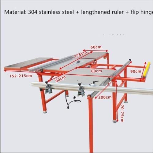 Table saw dust-free picture saw woodworking machinery saw table multifunctional sliding table woodworking saw table