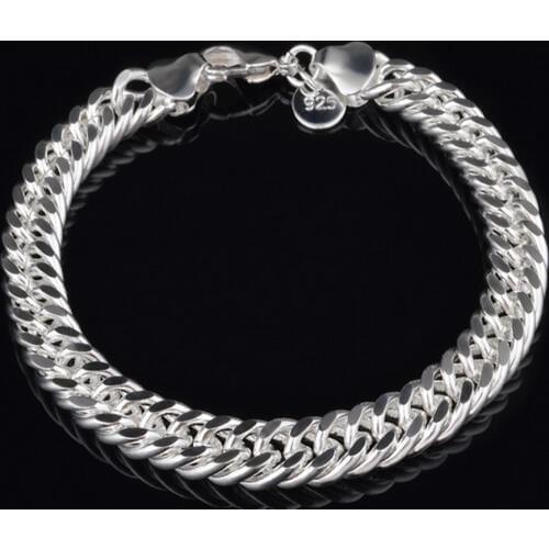925 Solid silver 10MM bracelet Fashion Jewelry Sell Well gift