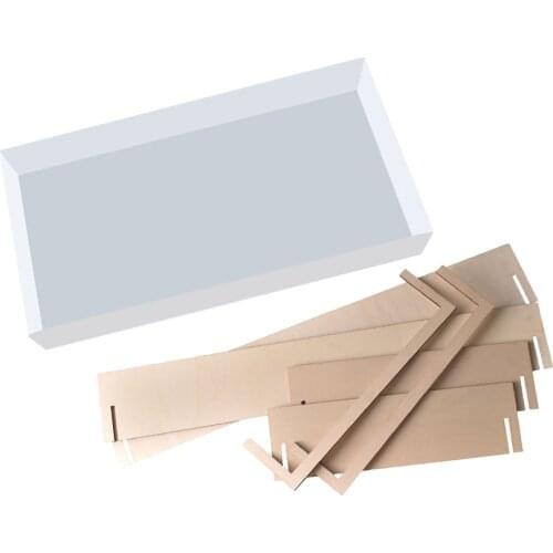 Silicone Rectangular Mold Handcrafted Resin Mold Crystal Table Plate Decoration Silicone Mold For Resin