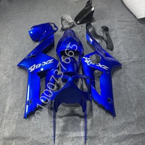 Blue black Fairing ZX6R 00-02 for Kawasaki Ninja ZX6R 00-02 Fairing body ZX-6R 2000 - 2002 Fairings Injection mold
