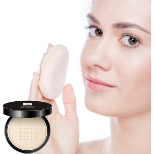 Moisturizing Setting Powder Makeup natural color Oil control Face Makeup Waterproof Loose Powder concealer Whitening 15g