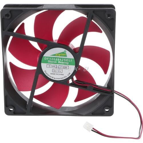 Fan for Computer 120 mm DC12V 0.2A 2.5 2pin Server Inverter Case Axial Cooler Industrial Fan