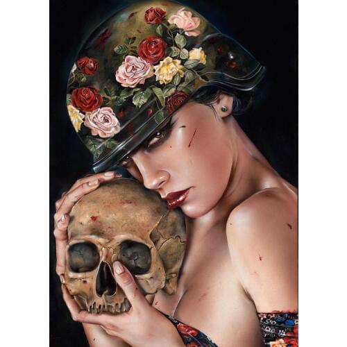 High quality Oil painting Canvas Reproductions TIL DEATH by Brian M.Viveros Painting hand painted