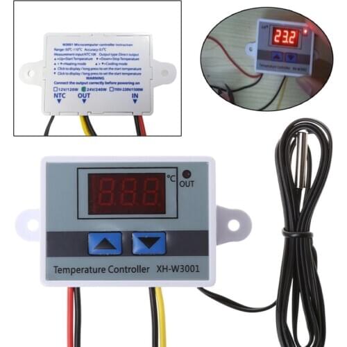 Pet Reptile Thermostat High-precision Temperature Switch Microcomputer Digital Display Hatching Controller 0.1 Degrees