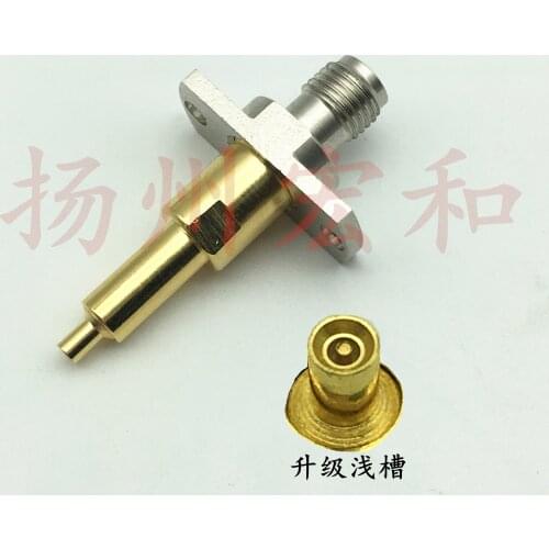 2.0 Concave Needle RF Mobile Phone Test Head C2.0 Flat Concave Needle to SMA Nut Head Outer Screw Inner Hole IPEX Module