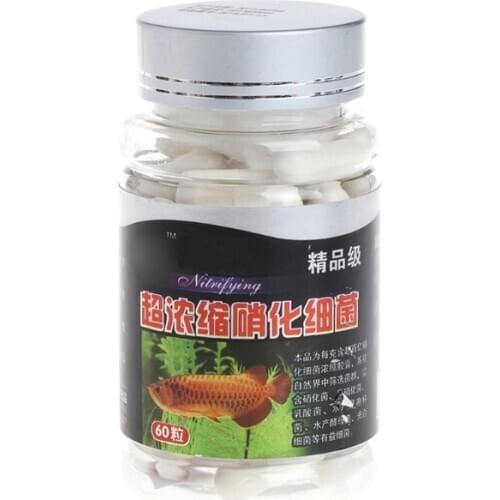 2021 New One Bottle 60Pcs Nitrifying Bacteria For Fresh Water And Marine Water Fish Tank