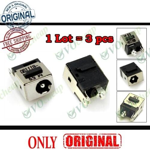 3 x New Laptop DC power jack for HP Pavilion dv5000 dv8000 C300 C500 V5000 (65W 3.5A) Charging Port Socket connector - PJ027