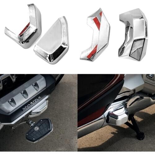 4 x Chrome Motorcycle Front Hood Chrome Trim Cover + Saddlebag Guard Covers for HONDA Goldwing GL1800 GL 1800 F6B 2018 2019 2020