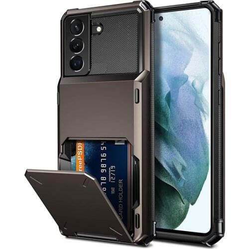 For Samsung S21 5G Case Wallet Credit Cards Holder ID Slot Pocket Cover For Galaxy S21 Ultra phone case Samsung S21 Plus Coque