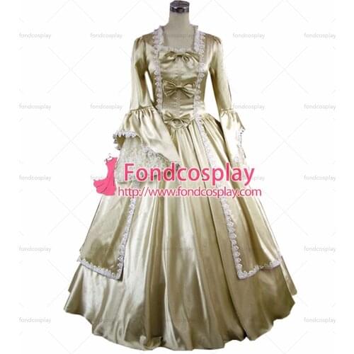 Gothic Lolita Punk Medieval Gown Champagne Ball Long Evening Dress Jacket Tailor-made[CK1364]
