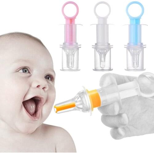 Baby kids smart medicine dispenser Needle Feeder Squeeze Medicine Dropper Dispenser Pacifier Feeding Utensils baby accessories