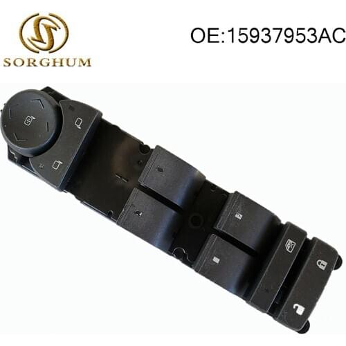 15937953AC Drivers Side Left Master Window Switch For Cadillac DTS