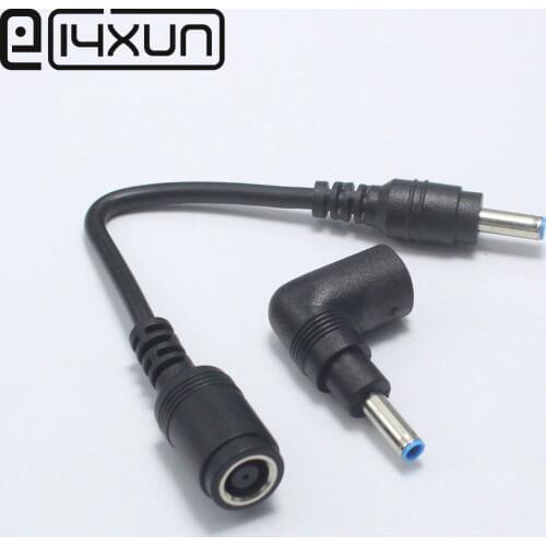 EClyxun 1pcs Laptop Adapter Tip Cord 7.4mm*5.0mm Female to 4.5mm*3.0mm Male Power Cable for HP EliteBook Folio Charger Convertor