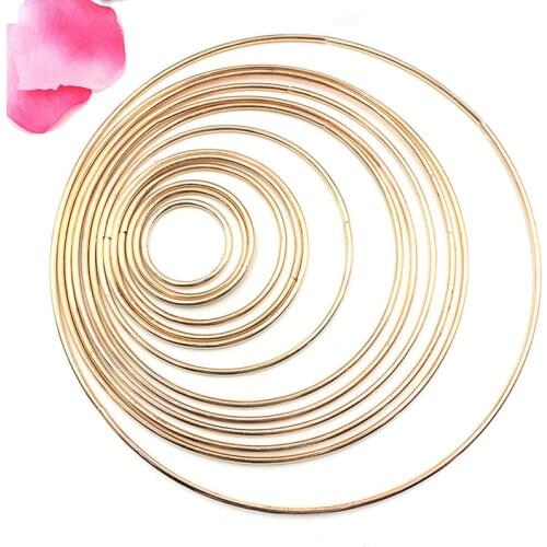 10PCs Dream Catcher Dreamcatcher Ring Macrame Hoop DIY Wind Chime Hanging Decor