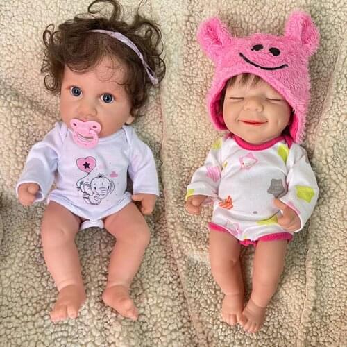 32cm Reborn Doll Full Body Silicone Reborn Baby Doll Lifelike Baby Boneca Bebe Reborns Toys for Children Dolls for Girls