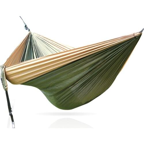 Outdoor Parachute Nylon Camping Hammock 2 Person Hamaca Garden Hamak Hanging Bed Leisure Hamac