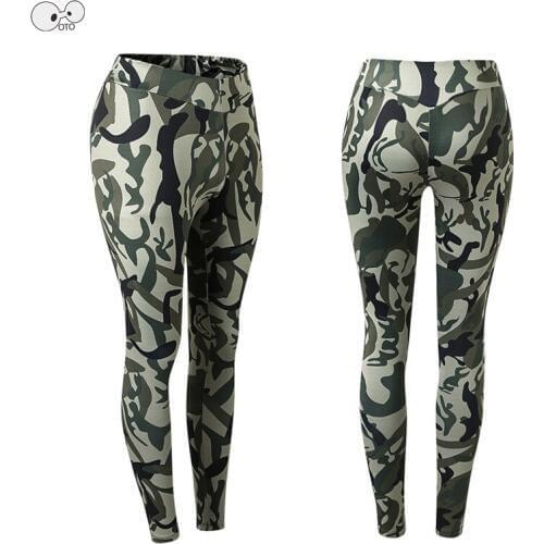 2018 New arrival Women sweatpants Camouflage Running Pants Skinny Long Tights Quick Dry Compression Yoga Fitness Gym Leggings