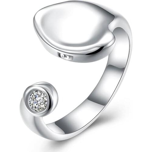 New Style 925 Sterling Silver Live Heart Ring Suitable For Ladies Fashion Charm Wedding Engagement Jewelry