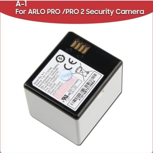 Original Replacement Battery 2440mAh A-1 For ARLO PRO /PRO 2 Security Camera VMA4400 VMS4230P NETGEAR Camera Batteries