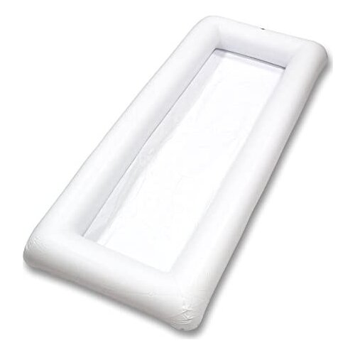 Beer Table Inflatable Ice Serving Buffet Bar With Drain Plug Hotel Summer Drinks Tray Holder Camping Picnic Salad Food For Party