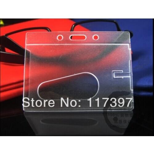 Plastic ID Card HOLDER/ Name Card /frost id card hoder/ New ABS 20 pcs/lot