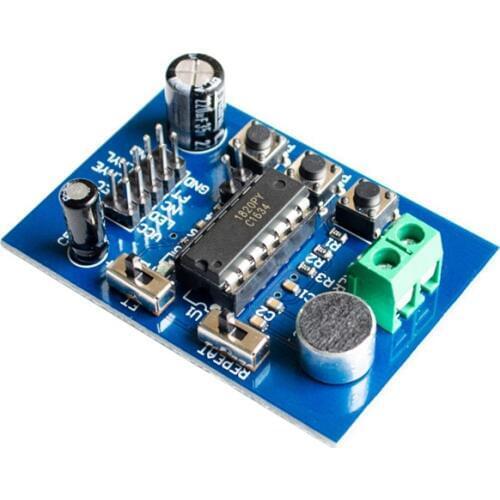 Blue PCB version ISD1820 voice board voice module recording and playback module (board microphone)