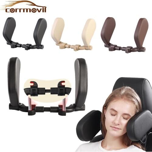 Car Seat Headrest Travel Rest Neck Pillows Auto Adjustable Neck Headrest Support For Kids Adults Car Pillow Accessories Interior