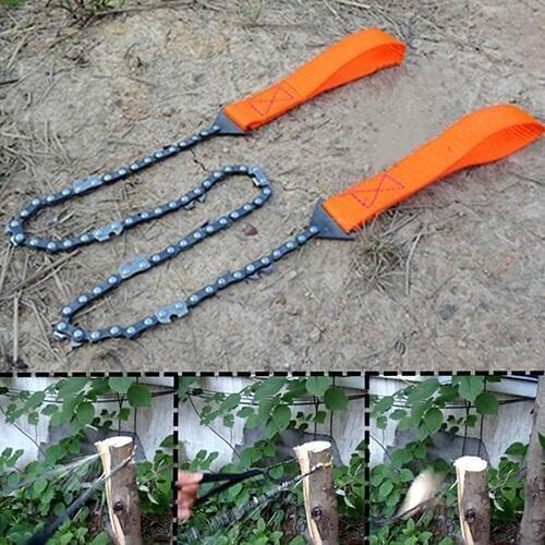 Portable Handheld Survival Chain Saw Emergency Survival ChainSaw Hand ChainSaw Emergency Pocket Gear Chic Camping Tool