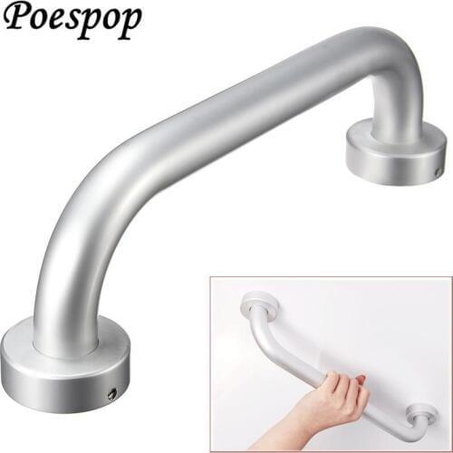 POSEPOP Toilet 30CM Grab Bar Space Aluminium Bathroom Bathtub Shower Safety Handle Bath Grip Grab Bars Helping Armrest Handrail